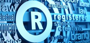 Registrace ochranné známky, značka pro ochrannou známku.